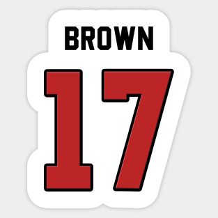 Antonio Brown Patriots Sticker